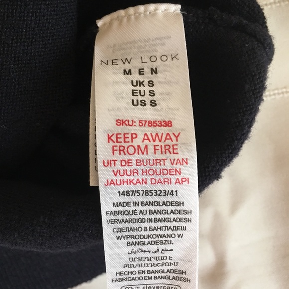 New Look Men’s Dark Navy Sweater S - Picture 4 of 5